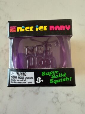 Nice Ice Baby Super Solid Squish - Purple Sensory Toy